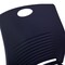 Flash Furniture Navy Plastic Stack Chair with Steel Sled Base RUT-NC499A-NAVY-GG - alternate 10
